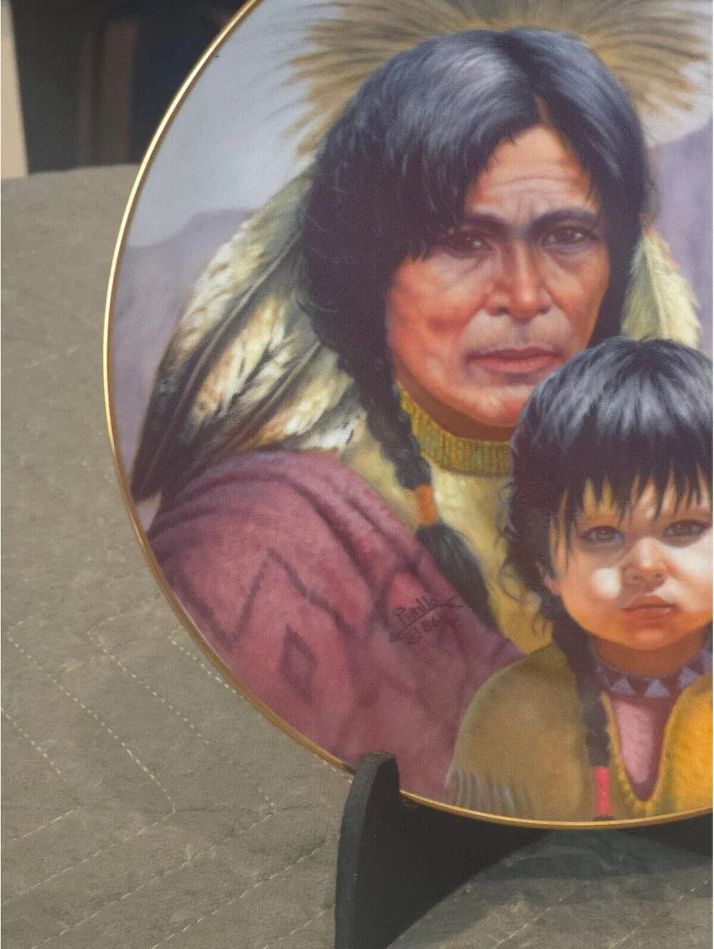 Vintage 1987 Gregory Perillo | The Cheyenne Nation Collectible Decorative Plate